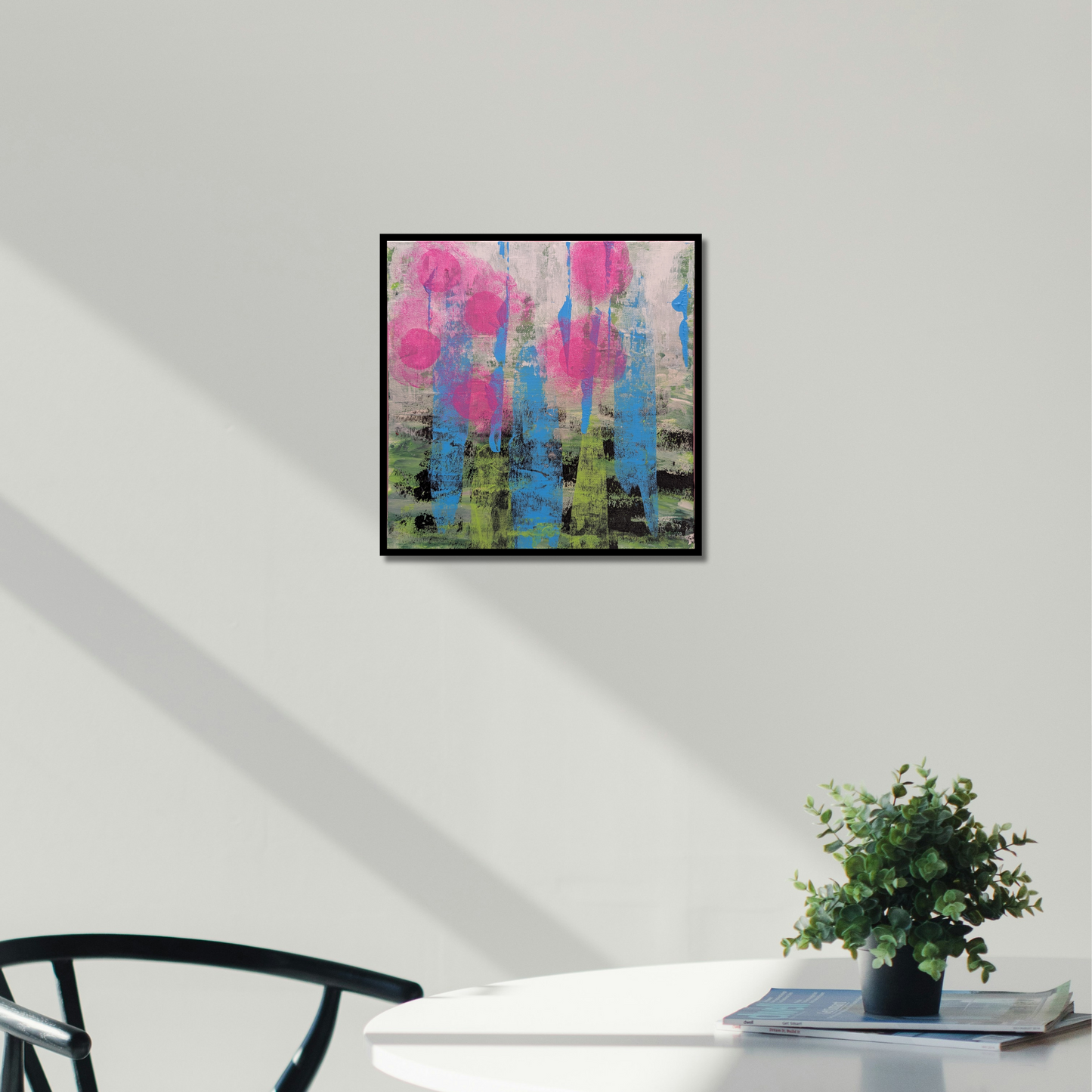 0317E - peinture acrylique originale 25x25cm (2025)