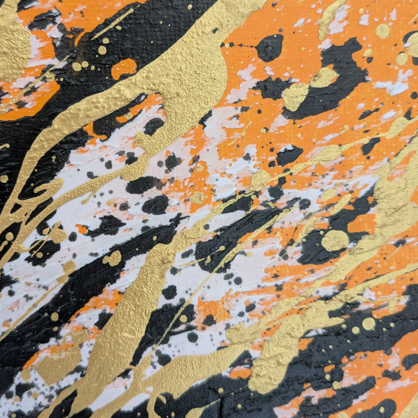 Les griffes de la mer - peinture acrylique originale 25x25cm (2025)