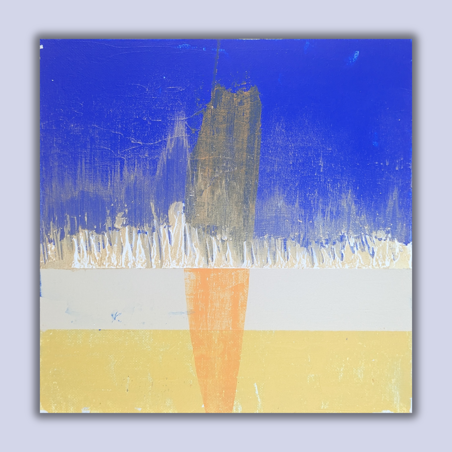 Le pic - peinture acrylique originale 25x25cm (2025)