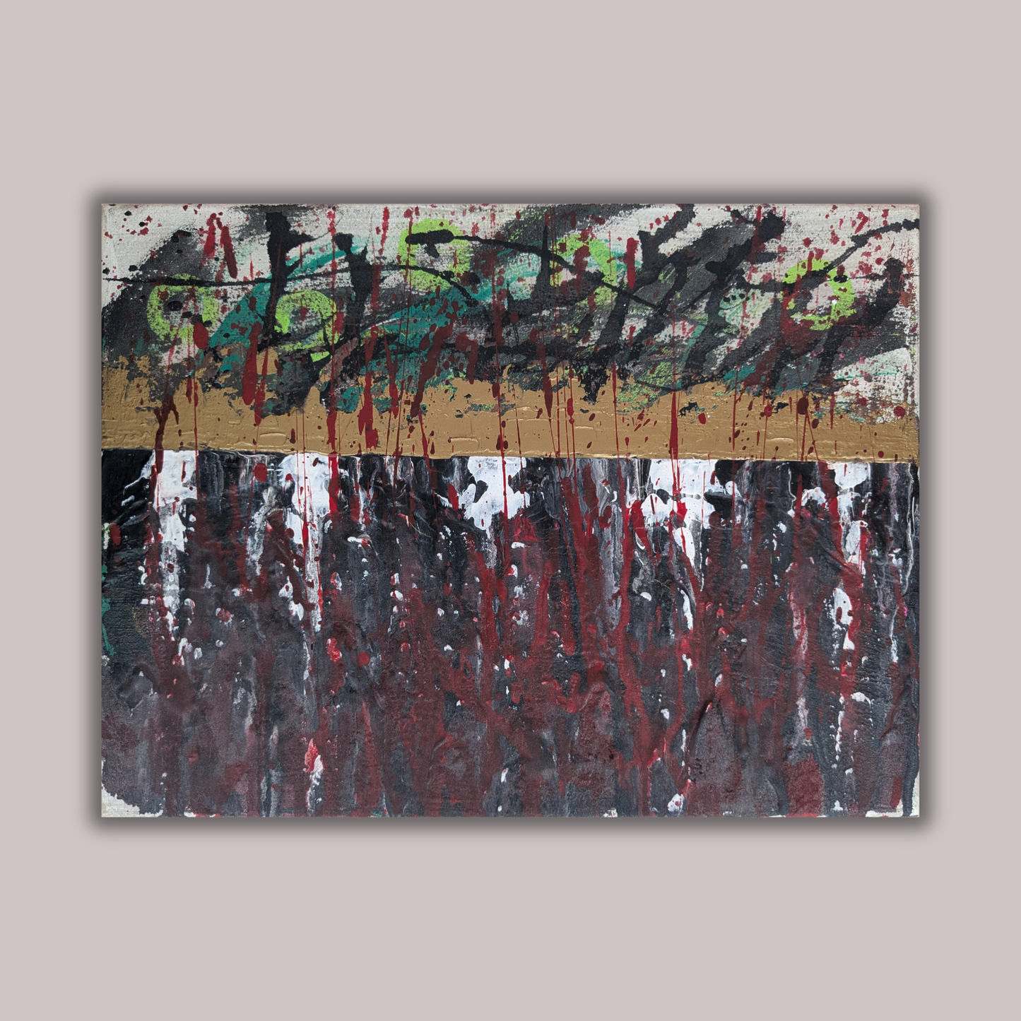 0328C - peinture acrylique originale 40x30cm (2025)